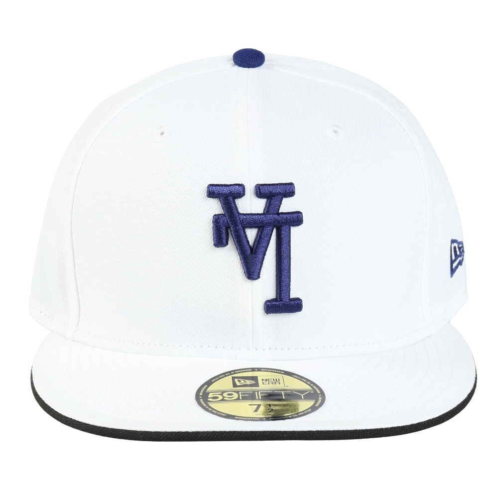 ニューエラ（NEW ERA）（メンズ、レディース）59FIFTY MLB Upside Down ロサンゼルス・ドジャース キャップ 14388822 白