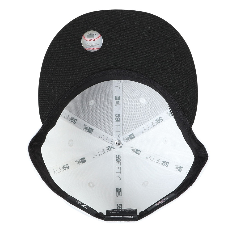 ニューエラ（NEW ERA）（メンズ、レディース）59FIFTY MLB Upside Down ロサンゼルス・ドジャース キャップ 14388822 白