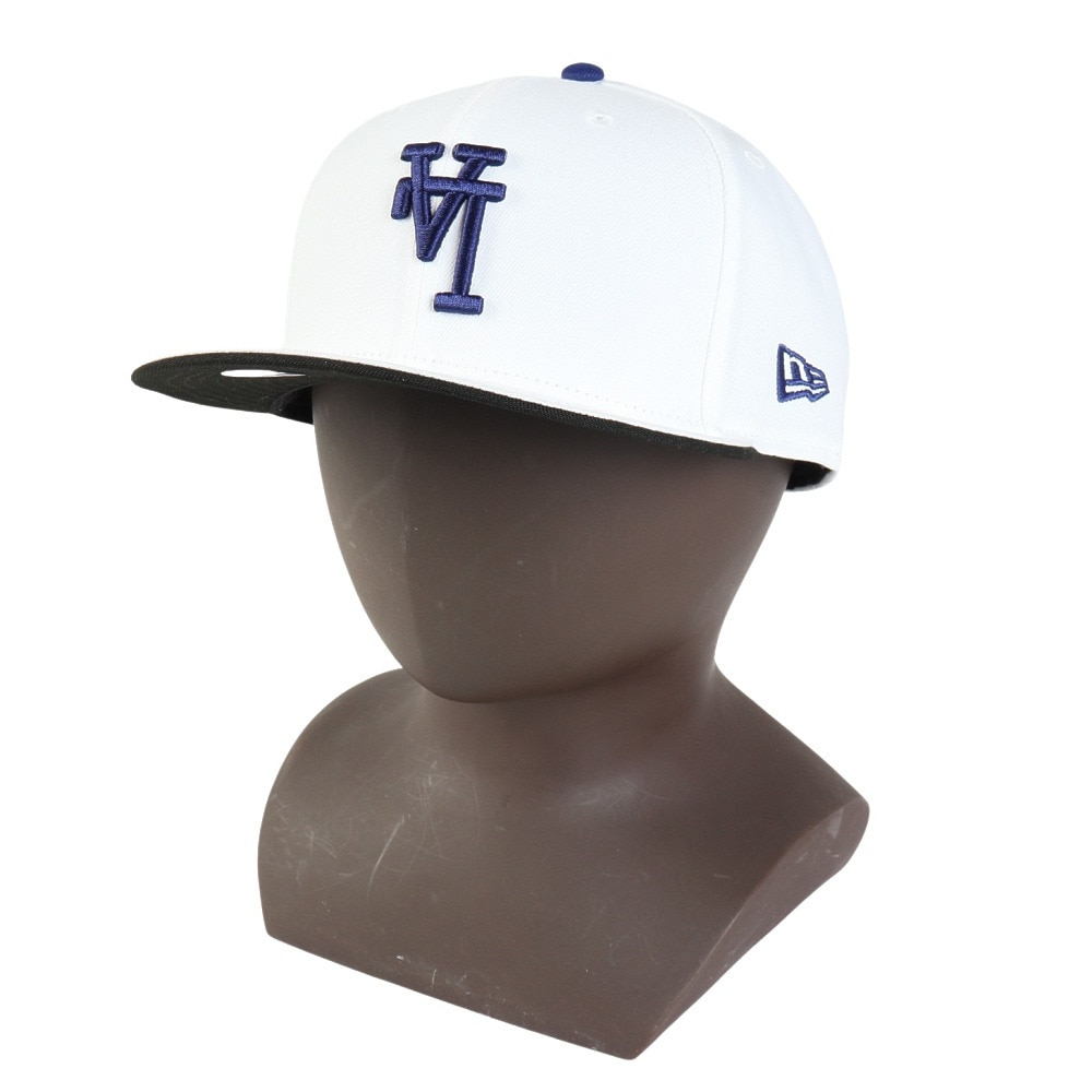 ニューエラ（NEW ERA）（メンズ、レディース）59FIFTY MLB Upside Down ロサンゼルス・ドジャース キャップ 14388822 白