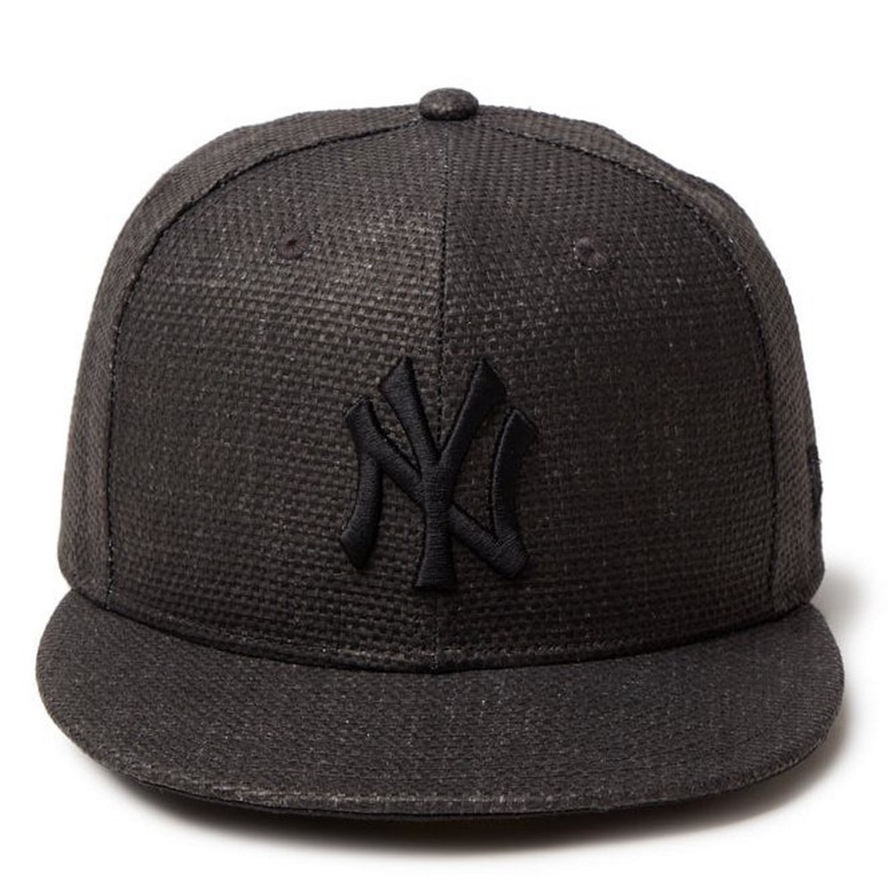 ニューエラ（NEW ERA）（メンズ、レディース）帽子 キャップ 59FIFTY 59FIFTY Paper ニューヨーク・ヤンキース 黒 S-Lサイズ (57-59cm) 14388832 スポーツキャップ