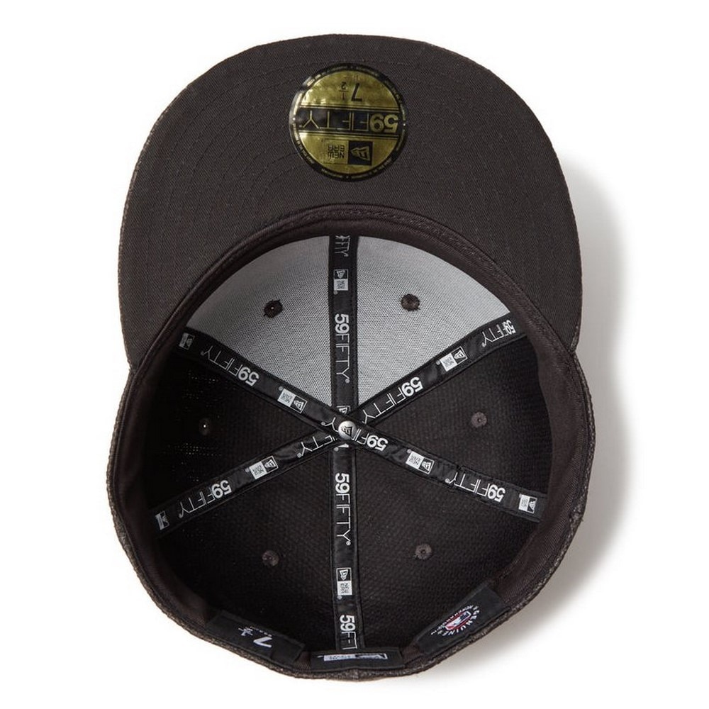 ニューエラ（NEW ERA）（メンズ、レディース）帽子 キャップ 59FIFTY 59FIFTY Paper ニューヨーク・ヤンキース 黒 S-Lサイズ (57-59cm) 14388832 スポーツキャップ