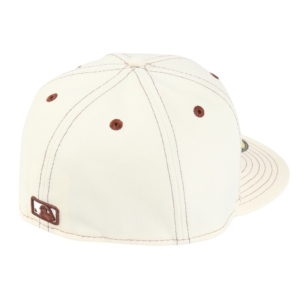 ニューエラ（NEW ERA）（メンズ、レディース）帽子 59FIFTY Pancakes ロサンゼルス・ドジャース アイボリー S-Lサイズ 14388835 おしゃれ カジュアル シンプル
