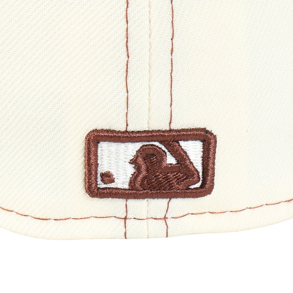 ニューエラ（NEW ERA）（メンズ、レディース）帽子 59FIFTY Pancakes ロサンゼルス・ドジャース アイボリー S-Lサイズ 14388835 おしゃれ カジュアル シンプル