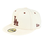 (メンズ、レディース)帽子 59FIFTY Pancakes ロサンゼルス・ドジャース アイボリー S-Lサイズ 14388835 おしゃれ カジュアル シンプル