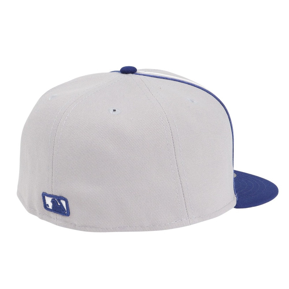 ニューエラ（NEW ERA）（メンズ）59FIFTY MLB Taping ロサンゼルス・ドジャース ダークロイヤルバイザー キャップ 14388851 グレー