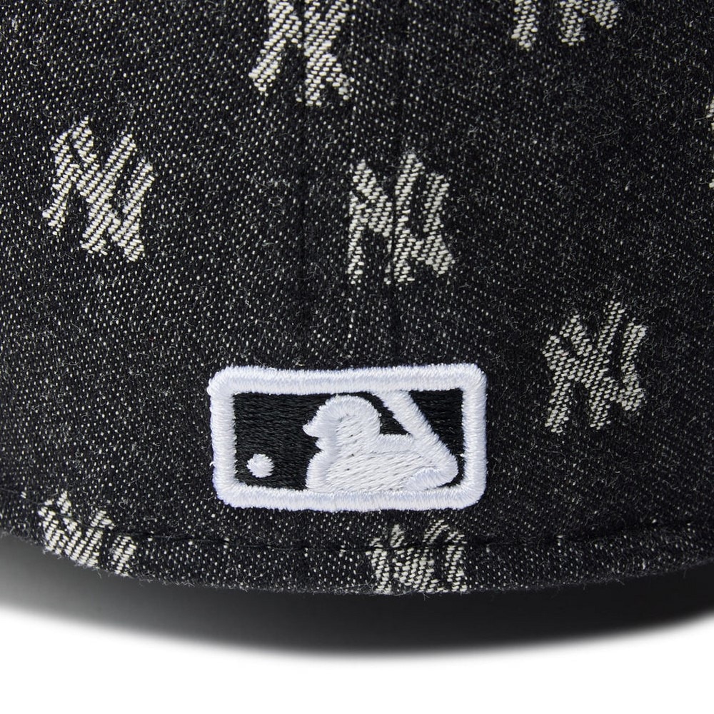 ニューエラ（NEW ERA）（メンズ、レディース）帽子 キャップ 59FIFTY MLB Jacquard ニューヨーク・ヤンキース 黒 S-Lサイズ 14388853 スポーツキャップ