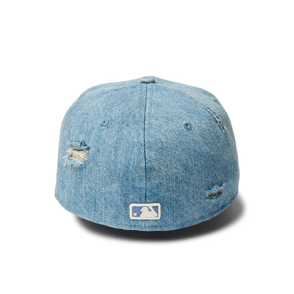ニューエラ（NEW ERA）（メンズ、レディース）59FIFTY Damaged Series ニューヨーク・ヤンキース キャップ S-Lサイズ 14388855 軽量 シンプル サイズ調整
