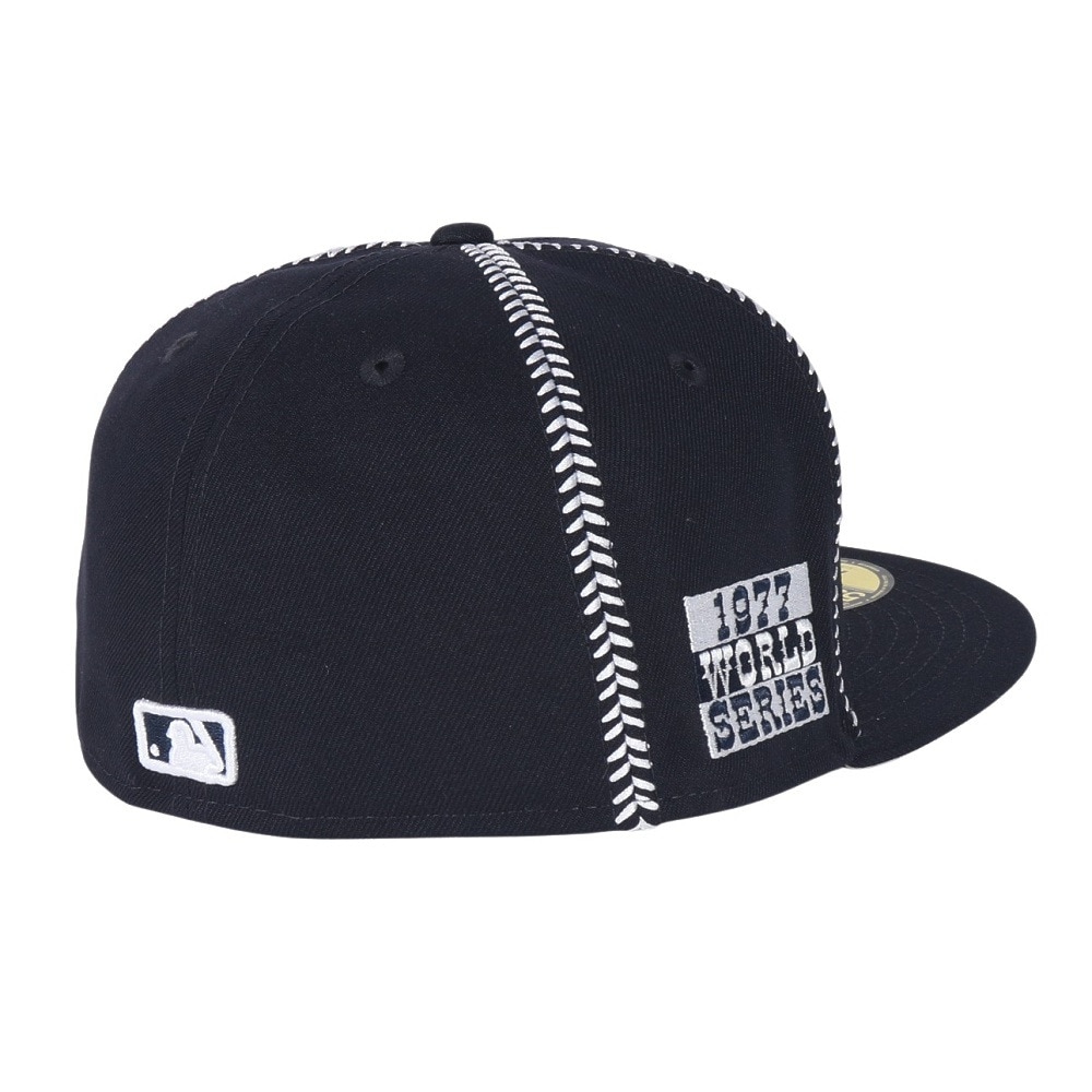 ニューエラ（NEW ERA）（メンズ、レディース）帽子 キャップ 59FIFTY MLB Ball Stitch ニューヨーク・ヤンキース 紺 S-Lサイズ 14388872 カジュアル スト系