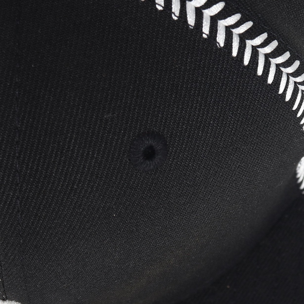 ニューエラ（NEW ERA）（メンズ、レディース）帽子 キャップ 59FIFTY MLB Ball Stitch ロサンゼルス・ドジャース 黒 S-Lサイズ  14388873 カジュアル スト系