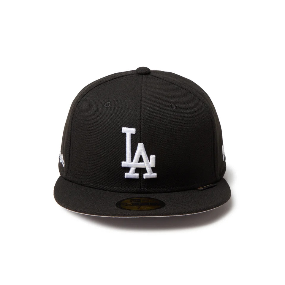 ニューエラ（NEW ERA）（メンズ、レディース）59FIFTY MLB GORE-TEX ロサンゼルス・ドジャース キャップ 黒 S-Lサイズ 14457396