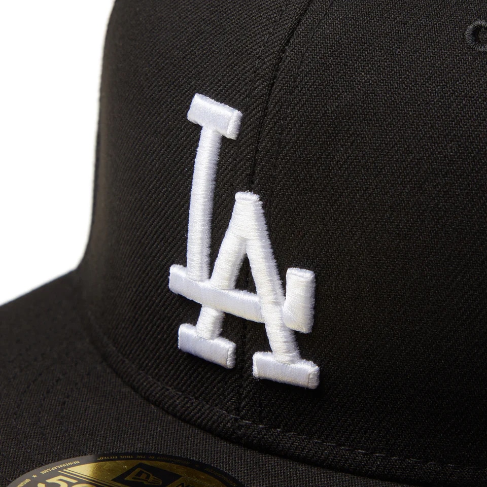 ニューエラ（NEW ERA）（メンズ、レディース）59FIFTY MLB GORE-TEX ロサンゼルス・ドジャース キャップ 黒 S-Lサイズ 14457396