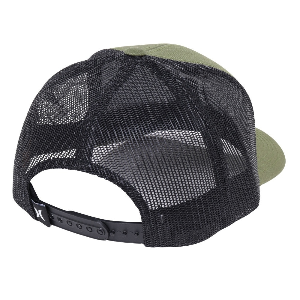 ハーレー（HURLEY）（メンズ）キャップ ゴルフ デル マール トラッカー オリーブ 57.5-61センチHNHM0003-395 メッシュ ブランドロゴ 日焼け対策 日差し対策