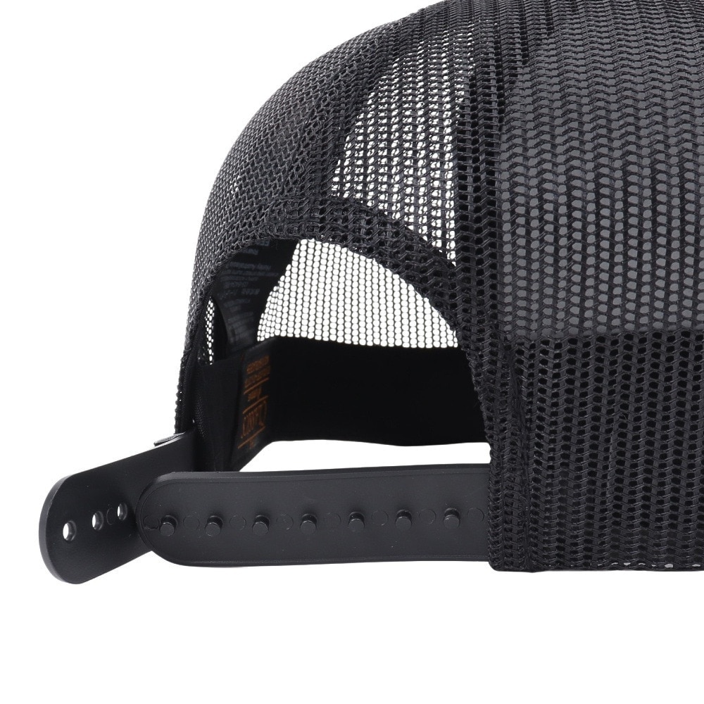 ハーレー（HURLEY）（メンズ）キャップ アイコン ソリッド フラット トラッカー 黒 58-61.5cm HNHM0004 010 メッシュ ブランドロゴ 日焼け対策 日差し対策