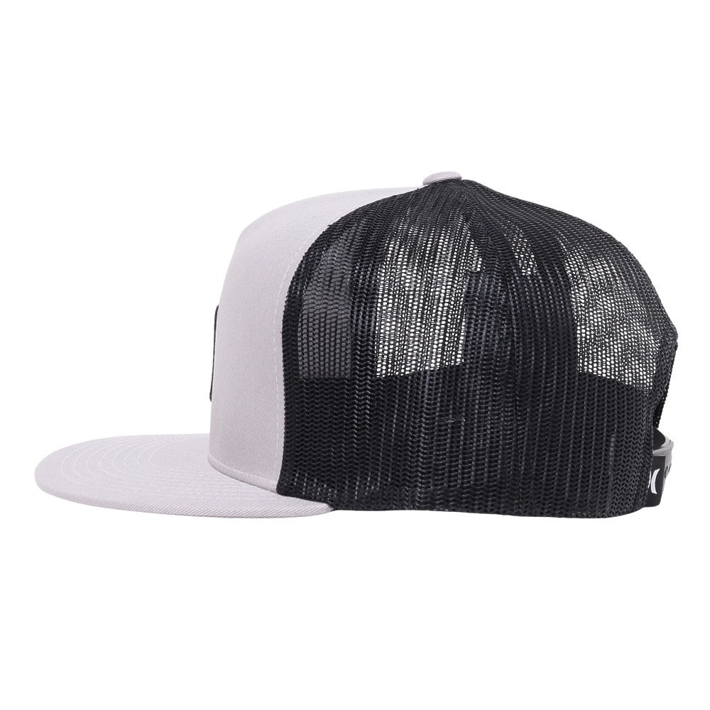 ハーレー（HURLEY）（メンズ）キャップ アイコン ソリッド フラット トラッカー グレー 58-61.5センチHNHM0004 012 アジャスター付き メッシュ 日焼け対策 