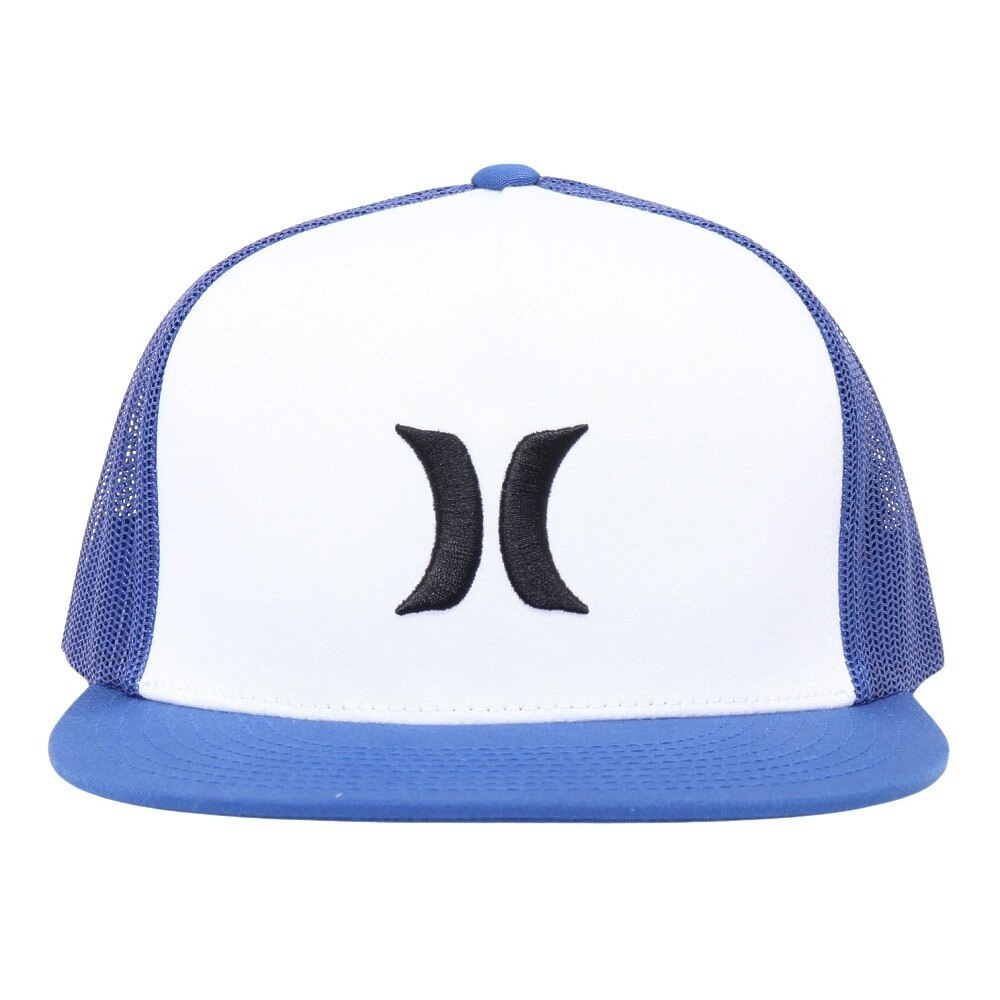 ハーレー（HURLEY）（メンズ）キャップ アイコン ソリッド フラット トラッカーロイヤルブルー 58-61.5センチ HNHM0004 480 アジャスター付き メッシュ 
