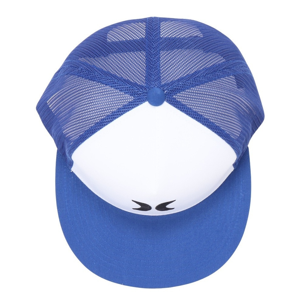 ハーレー（HURLEY）（メンズ）キャップ アイコン ソリッド フラット トラッカーロイヤルブルー 58-61.5センチ HNHM0004 480 アジャスター付き メッシュ 