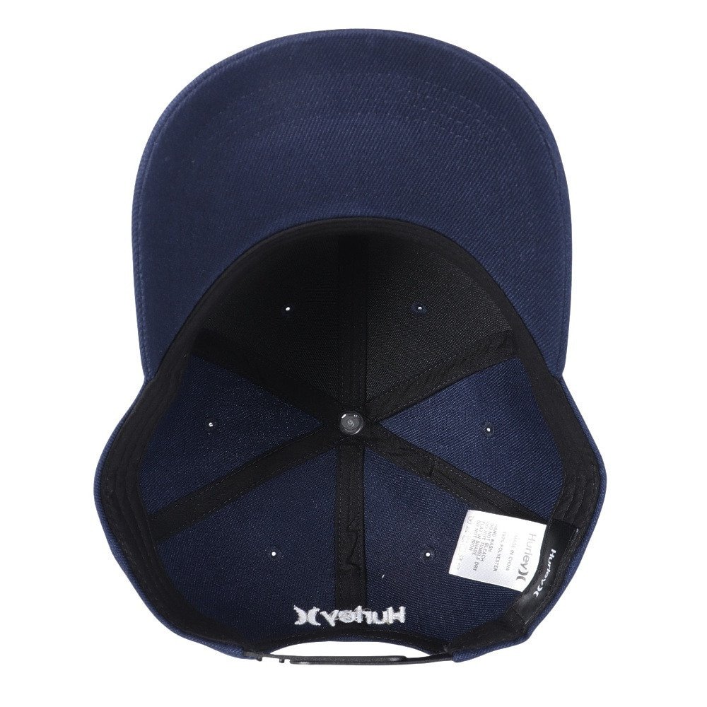 帽子 H ハーレー（HURLEY）（メンズ）帽子 6パネル H ロゴキャップ 紺