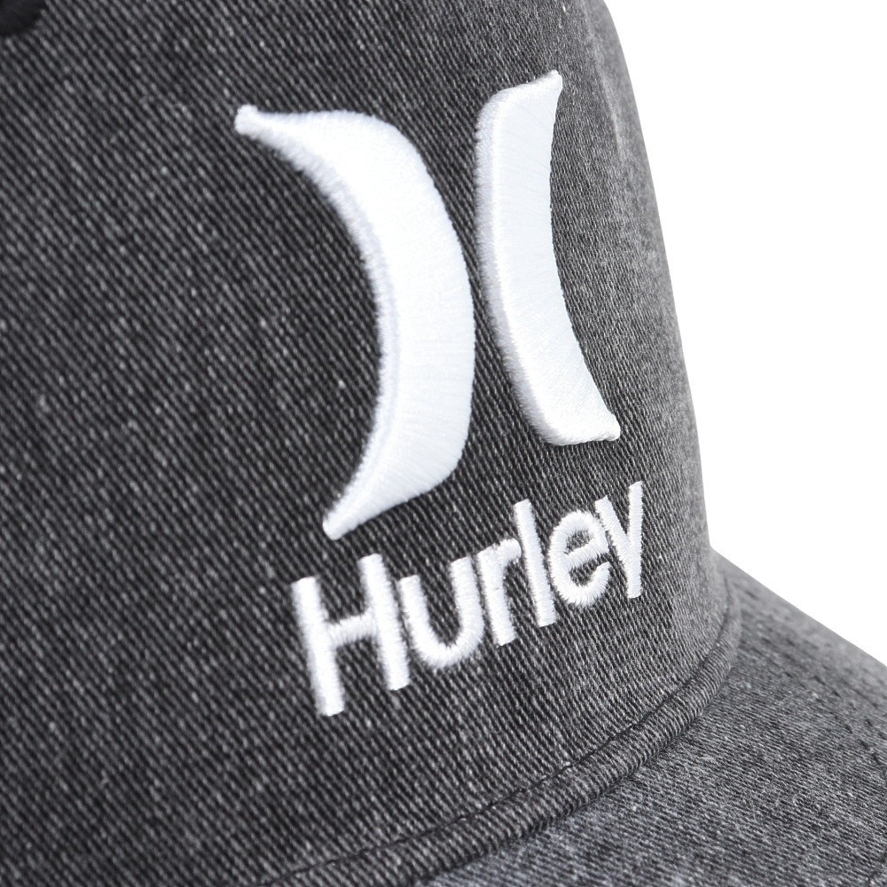 ハーレー（HURLEY）（メンズ）帽子 PIGMENT SB キャップ 黒 MHW2411043-BLK スポーツキャップ 日除け 日焼け対策 日差し対策 ロゴ シンプル