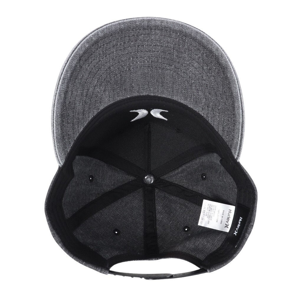 ハーレー（HURLEY）（メンズ）帽子 PIGMENT SB キャップ 黒 MHW2411043-BLK スポーツキャップ 日除け 日焼け対策 日差し対策 ロゴ シンプル