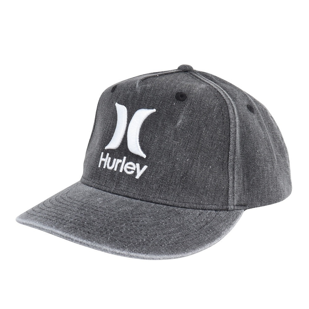 ハーレー（HURLEY）（メンズ）帽子 PIGMENT SB キャップ 黒 MHW2411043-BLK スポーツキャップ 日除け 日焼け対策 日差し対策 ロゴ シンプル