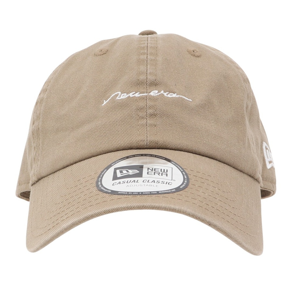 ニューエラ（NEW ERA）（メンズ、レディース）キャップ カジュアルクラシック Handwritten Logo ブリティッシュカーキ 14307356