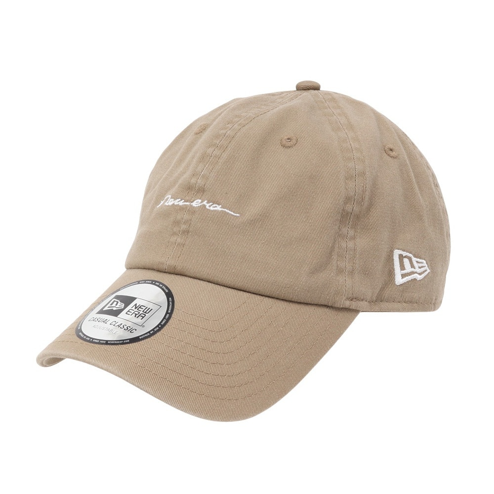 ニューエラ（NEW ERA）（メンズ、レディース）キャップ カジュアルクラシック Handwritten Logo ブリティッシュカーキ 14307356