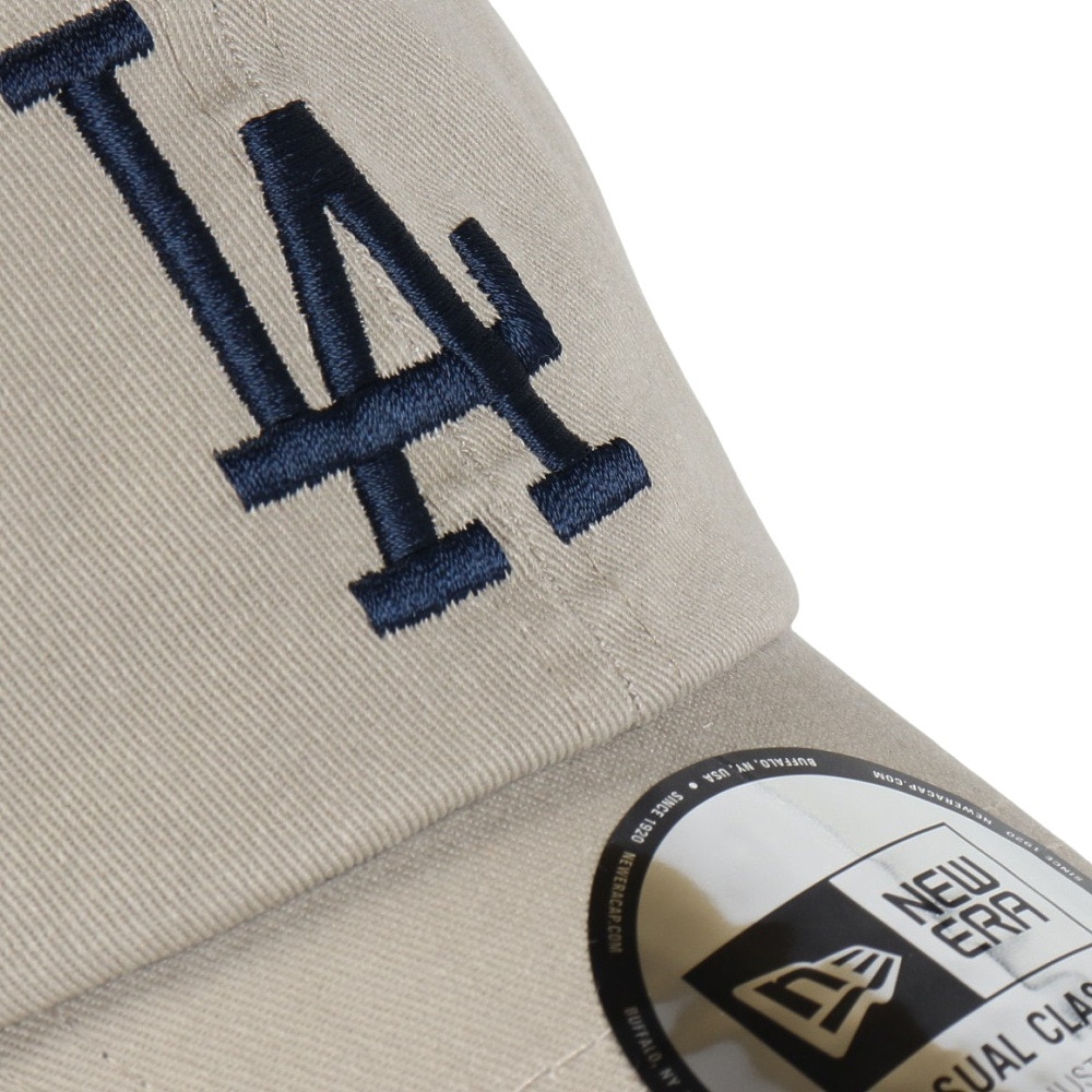 ニューエラ（NEW ERA）（メンズ、レディース）カジュアルクラシック MLB Under Visor Logo ロサンゼルス ドジャース ペブル キャップ 14307374
