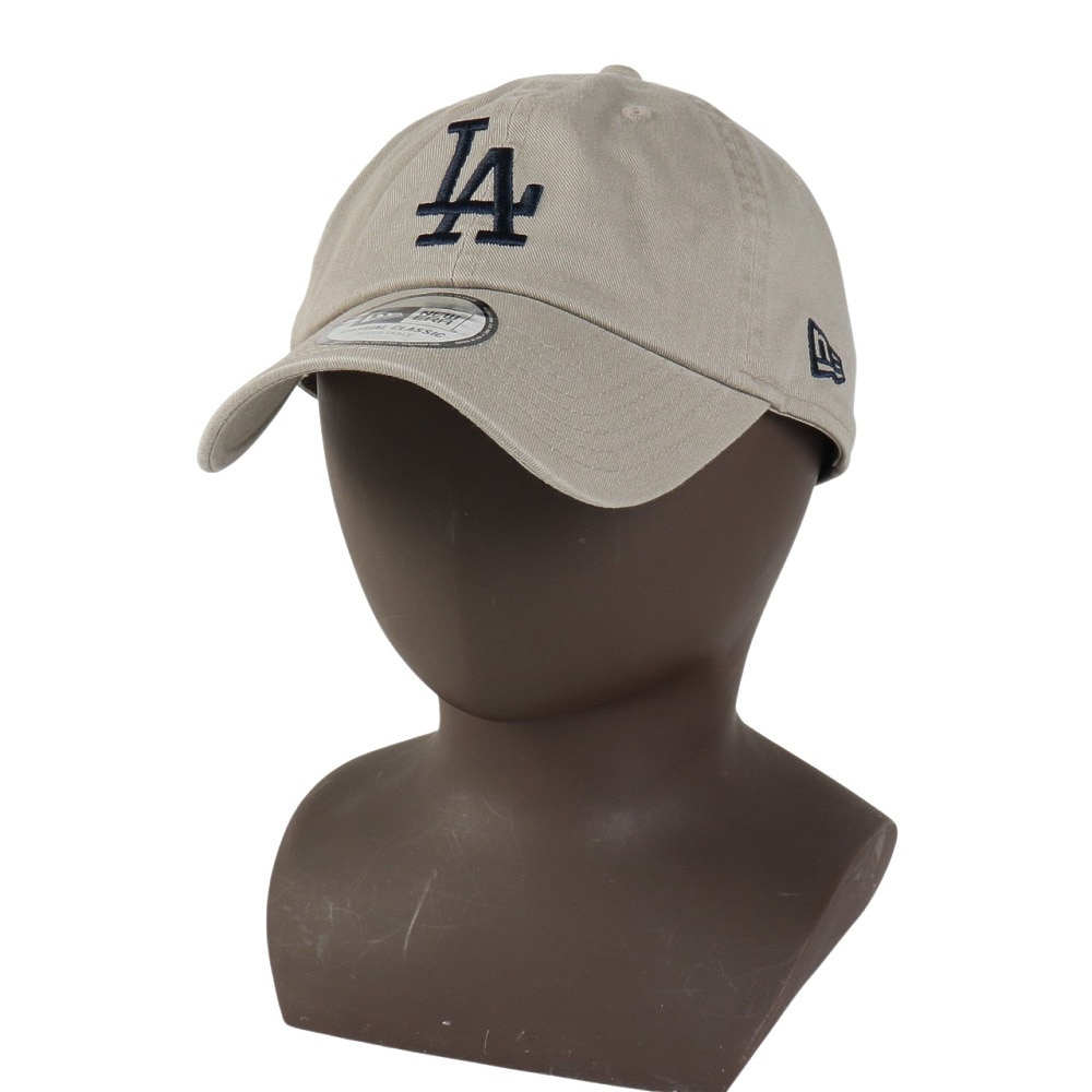 ニューエラ（NEW ERA）（メンズ、レディース）カジュアルクラシック MLB Under Visor Logo ロサンゼルス ドジャース ペブル キャップ 14307374