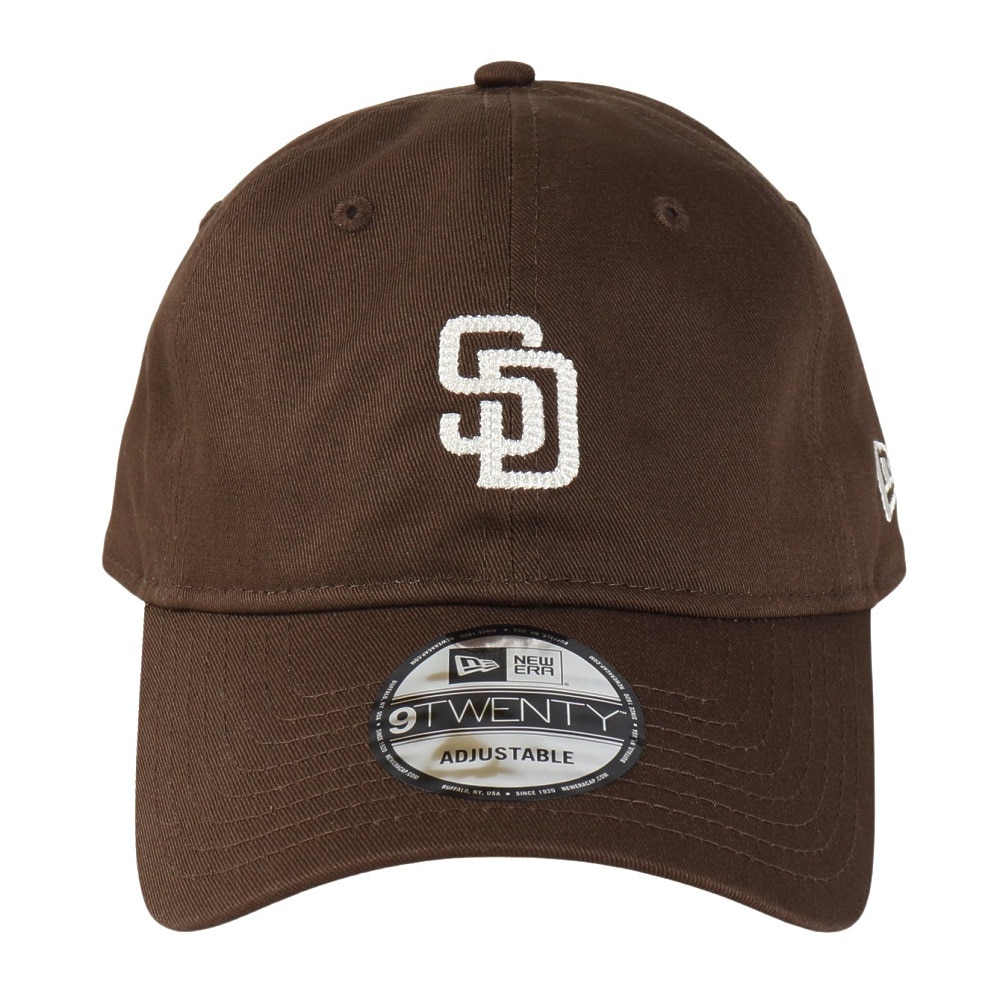 ニューエラ（NEW ERA）（メンズ、レディース）9TWENTY MLB Chain Stitch サンディエゴ パドレス キャップ 14307620 ウォルナット
