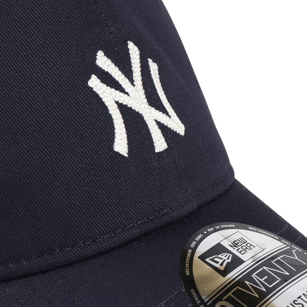 ニューエラ（NEW ERA）（メンズ、レディース）9TWENTY MLB Chain Stitch ニューヨーク ヤンキース キャップ 14307621 ネイビー