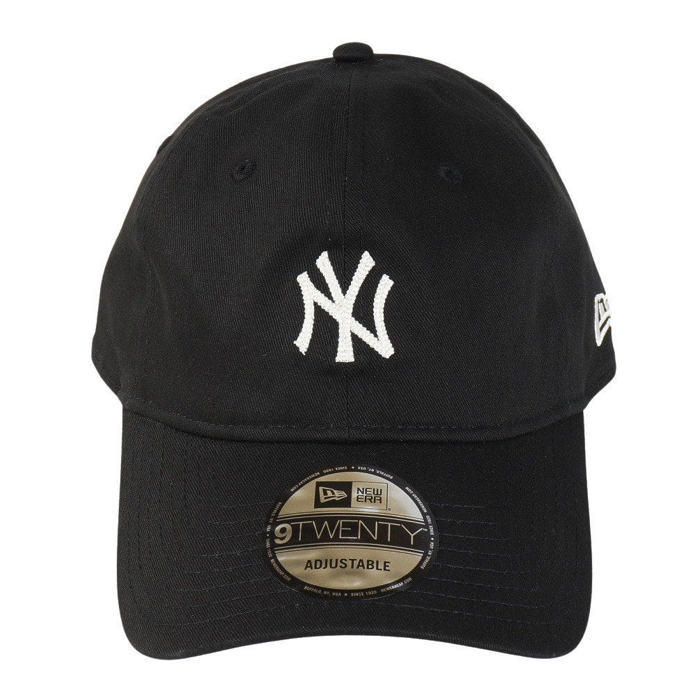 ニューエラ（NEW ERA）（メンズ、レディース）9TWENTY MLB Chain Stitch ニューヨーク ヤンキース キャップ 14307622 ブラック
