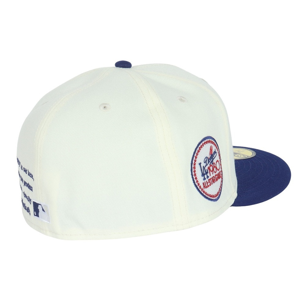 ニューエラ（NEW ERA）（メンズ、レディース）キャップ 59FIFTY MLB クーパーズタウン 2 Tone ロサンゼルス ドジャース クローム ダークロイヤル 14307675 ブルー