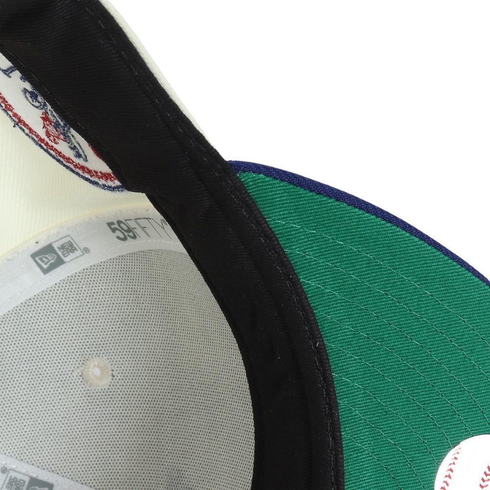ニューエラ（NEW ERA）（メンズ、レディース）キャップ 59FIFTY MLB クーパーズタウン 2 Tone ロサンゼルス ドジャース クローム ダークロイヤル 14307675 ブルー