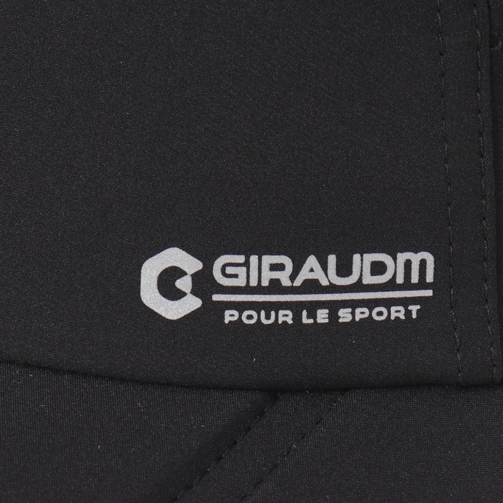 ジローム（GIRAUDM）（メンズ）帽子 ベンチレーション キャップ 黒 CP5S0004-WA897-GRST BLK 吸汗速乾 リフレクター 接触冷感 シンプル カジュアル 通気性
