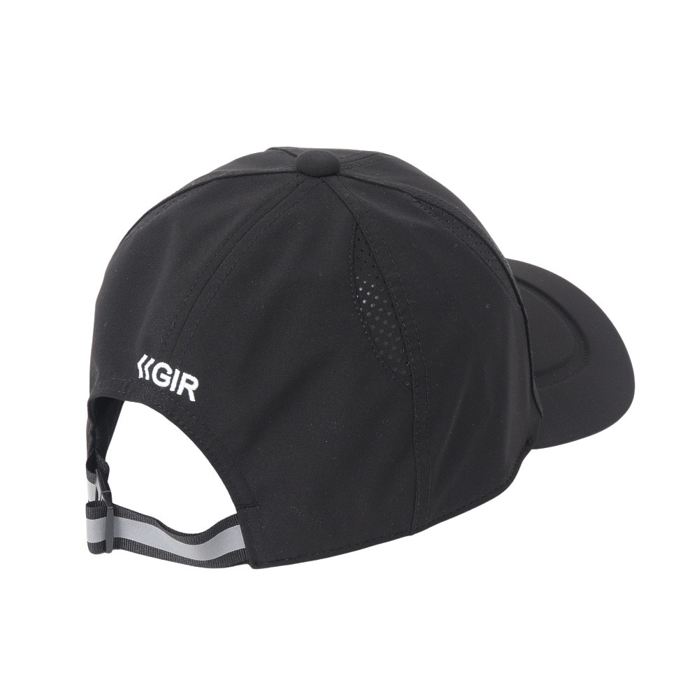 ジローム（GIRAUDM）（メンズ）帽子 ベンチレーション キャップ 黒 CP5S0004-WA897-GRST BLK 吸汗速乾 リフレクター 接触冷感 シンプル カジュアル 通気性