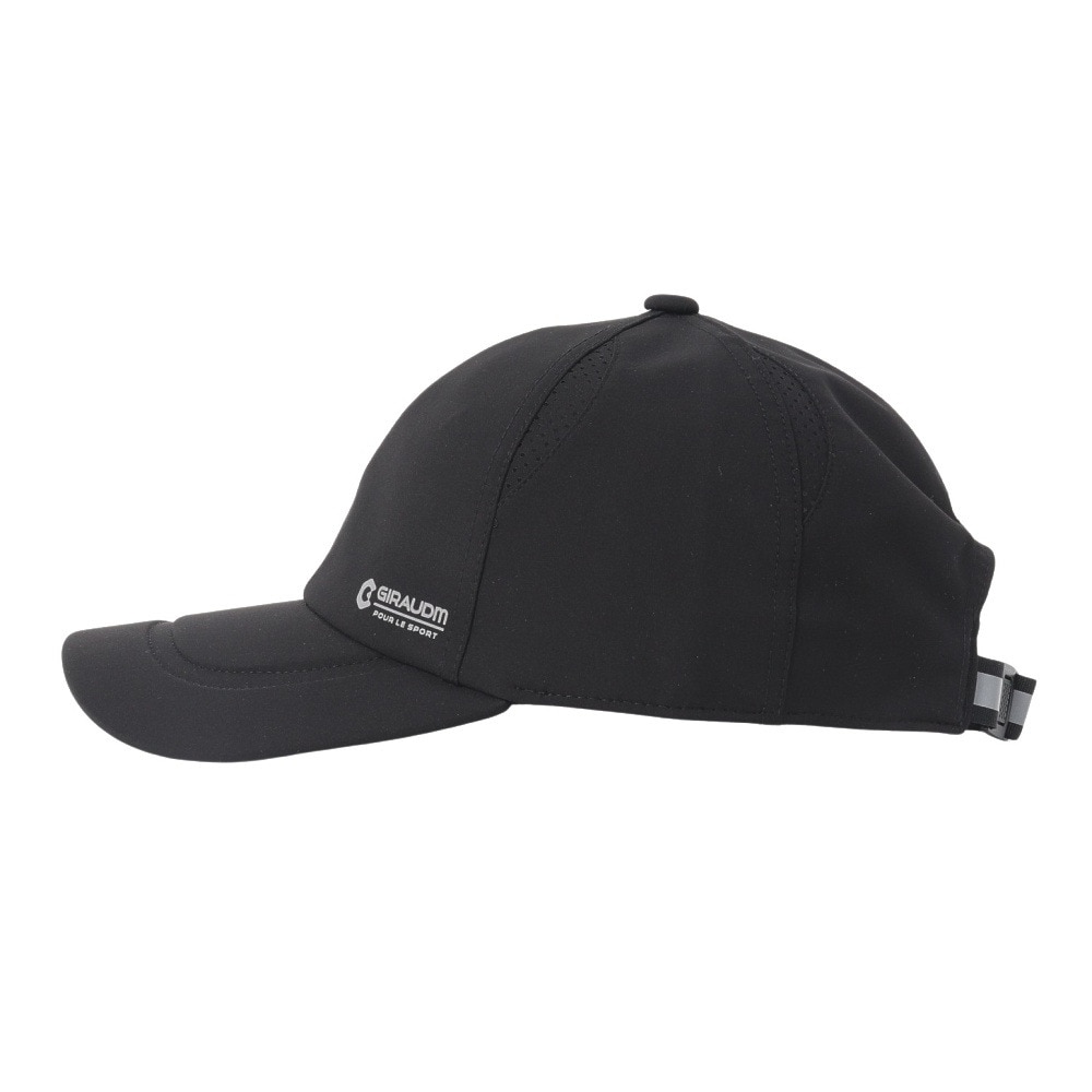 ジローム（GIRAUDM）（メンズ）帽子 ベンチレーション キャップ 黒 CP5S0004-WA897-GRST BLK 吸汗速乾 リフレクター 接触冷感 シンプル カジュアル 通気性