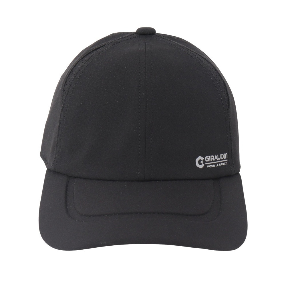 ジローム（GIRAUDM）（メンズ）帽子 ベンチレーション キャップ 黒 CP5S0004-WA897-GRST BLK 吸汗速乾 リフレクター 接触冷感 シンプル カジュアル 通気性