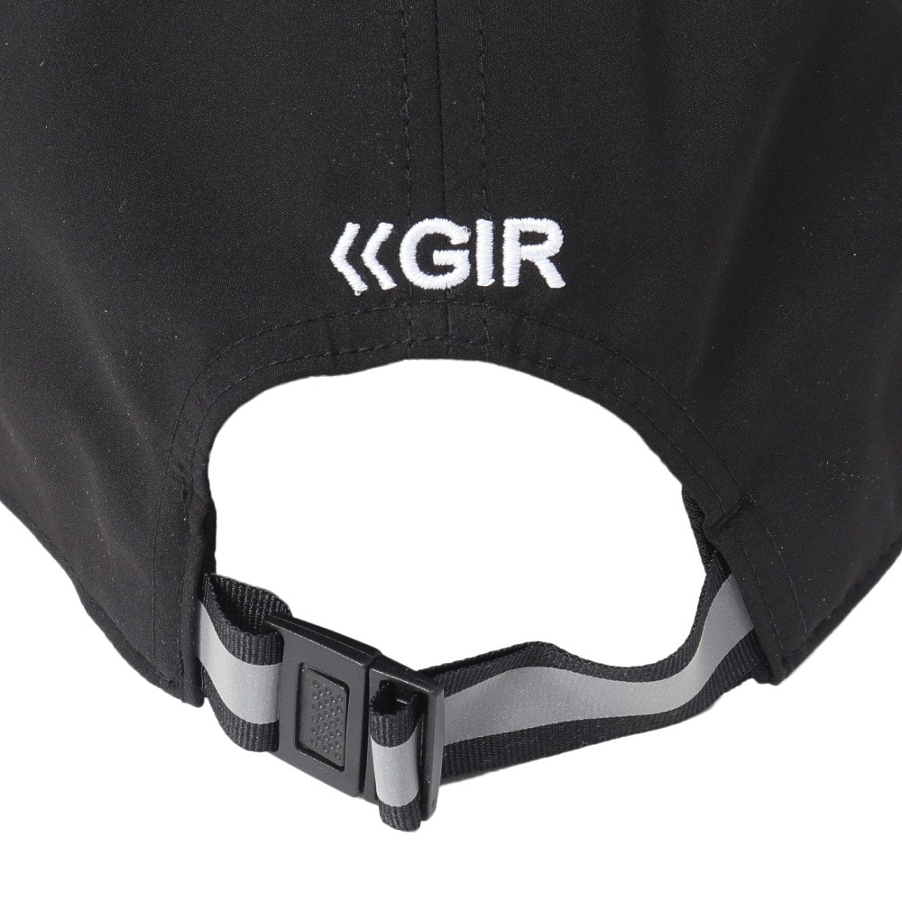 ジローム（GIRAUDM）（メンズ）帽子 ベンチレーション キャップ 黒 CP5S0004-WA897-GRST BLK 吸汗速乾 リフレクター 接触冷感 シンプル カジュアル 通気性