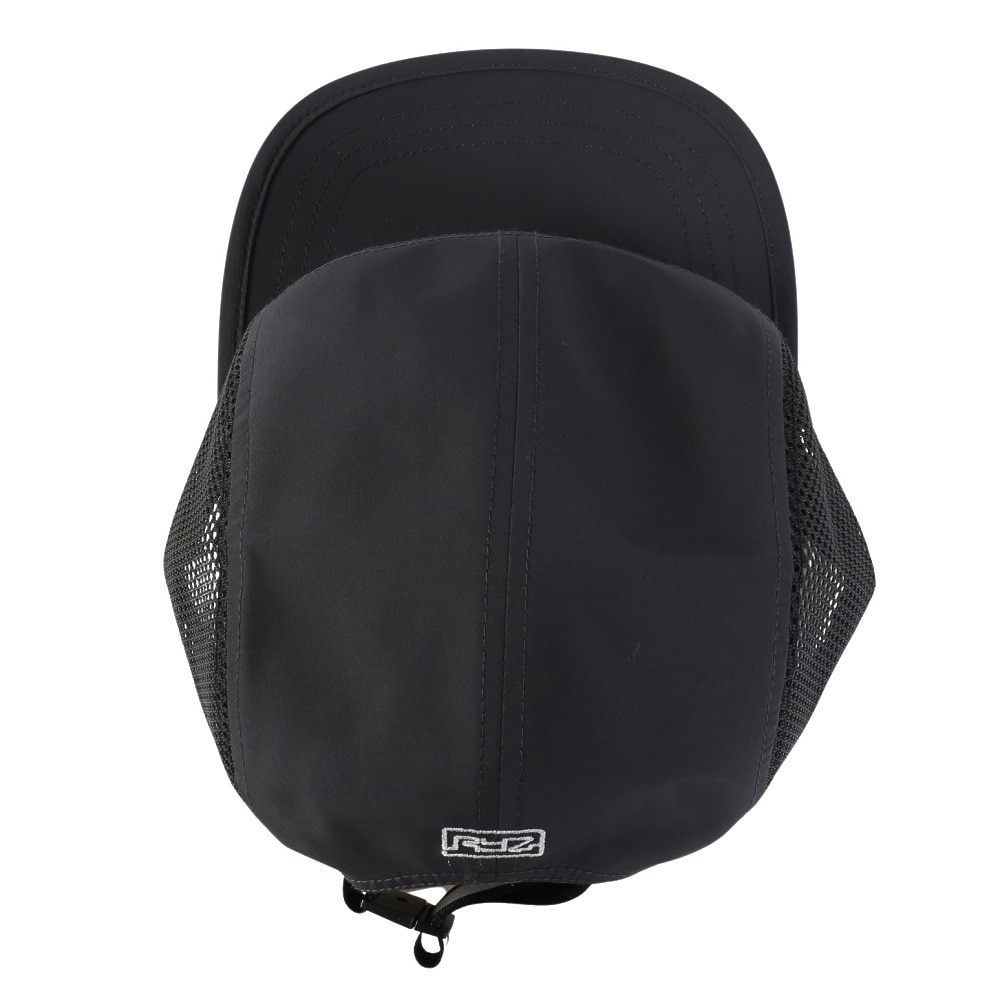 ライズ（RYZ）（メンズ）ジェットキャップ ドット ロゴチャコールグレー RZ20ST25SS0034 CGRY 吸汗速乾 接触冷感 リフレクター スポーツキャップ ファッション