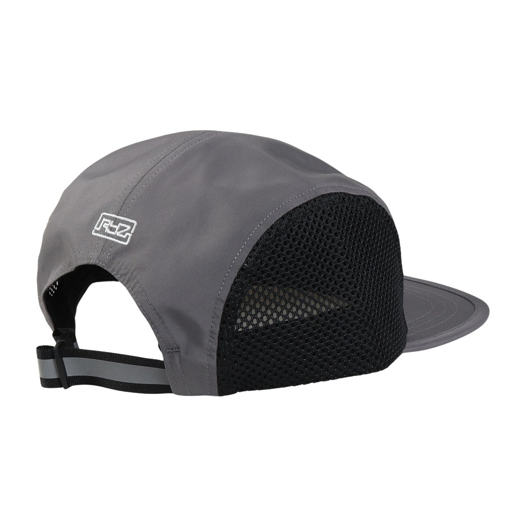 ライズ（RYZ）（メンズ）ジェットキャップ ドットロゴ グレー RZ20ST25SS0034 GRY 吸汗速乾 接触冷感 リフレクター スポーツキャップ ファッション日除け