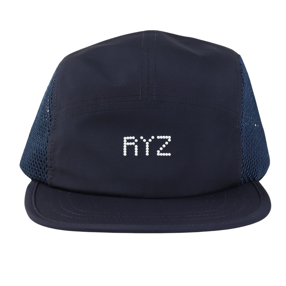 ライズ（RYZ）（メンズ）ジェットキャップ ドットロゴ 紺 RZ20ST25SS0034 NVY 吸汗速乾 接触冷感 リフレクター スポーツキャップ ファッション日除け