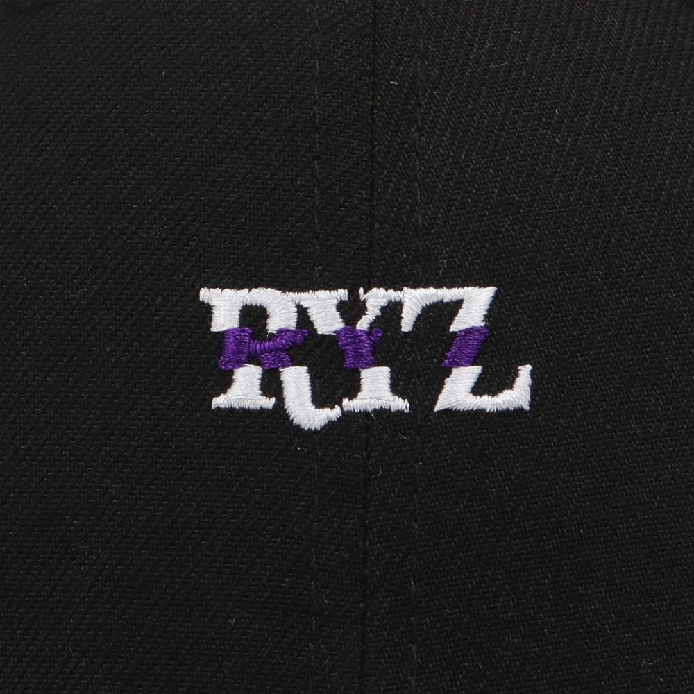 ライズ（RYZ）（メンズ、レディース）帽子 スライスロゴ キャップ 黒 RZ20ST25SS0041 BLK カジュアル ファッション おしゃれ スト系 お出かけ 旅行 デート