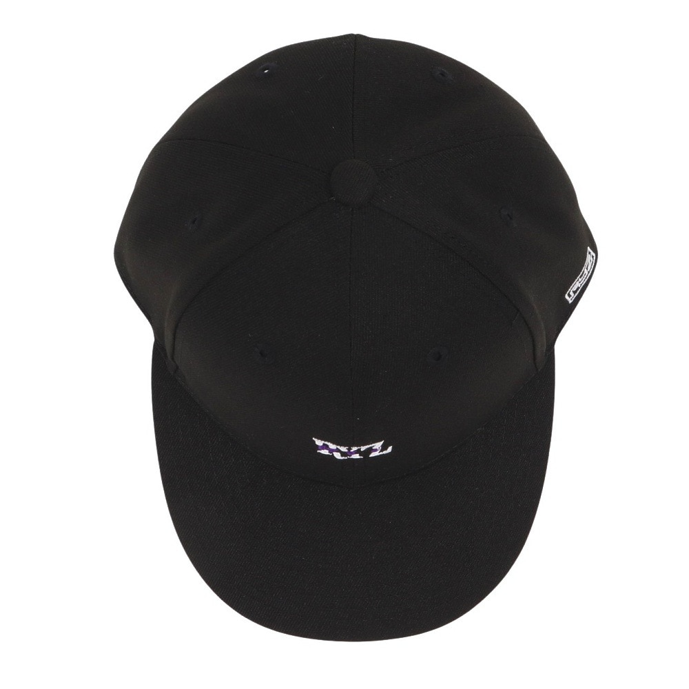 ライズ（RYZ）（メンズ、レディース）帽子 スライスロゴ キャップ 黒 RZ20ST25SS0041 BLK カジュアル ファッション おしゃれ スト系 お出かけ 旅行 デート