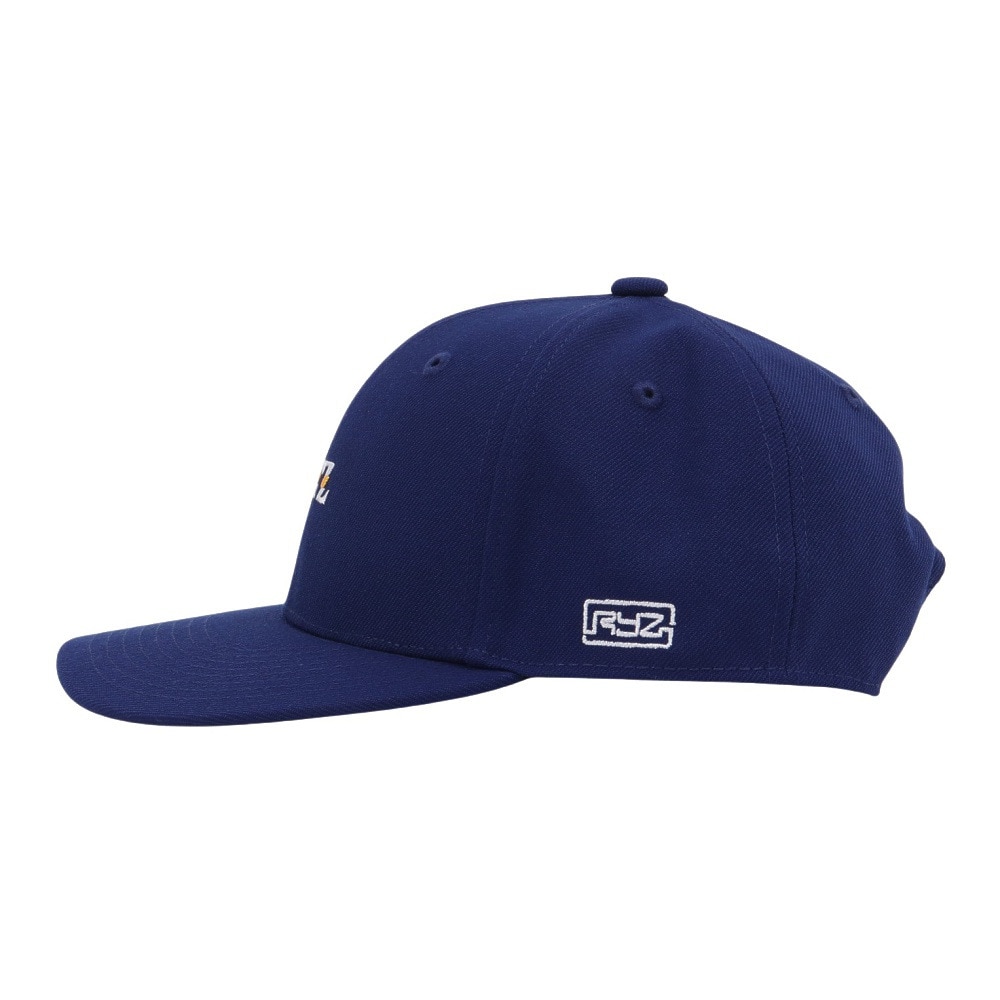 ライズ（RYZ）（メンズ、レディース）帽子 スライスロゴ キャップ 青 RZ20ST25SS0041 BLU カジュアル ファッション おしゃれ スト系 お出かけ 旅行 デート