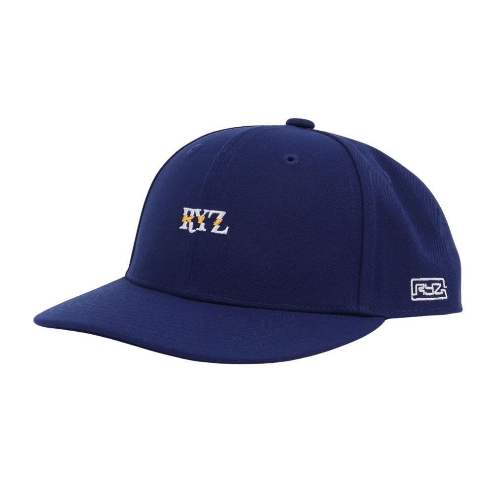 ライズ（RYZ）（メンズ、レディース）帽子 スライスロゴ キャップ 青 RZ20ST25SS0041 BLU カジュアル ファッション おしゃれ スト系 お出かけ 旅行 デート