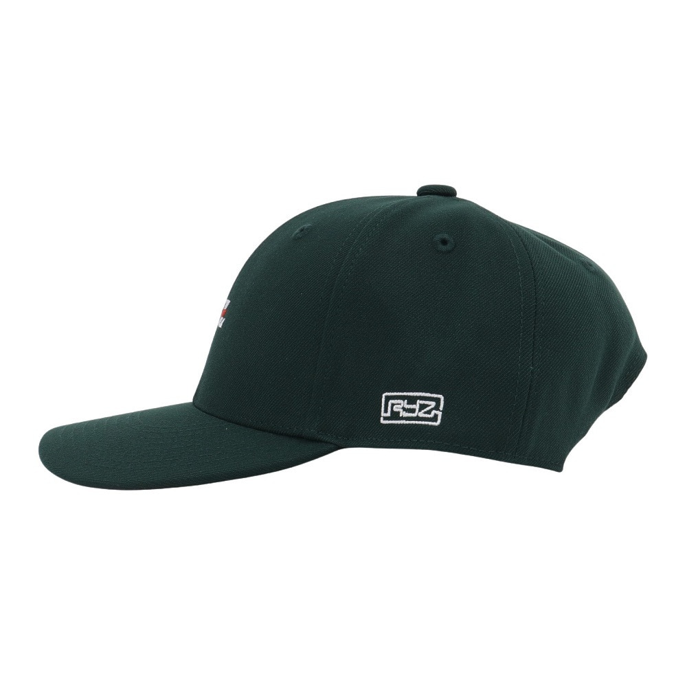 ライズ（RYZ）（メンズ、レディース）帽子 スライスロゴ キャップ RZ20ST25SS0041 DGRN カジュアル ファッション おしゃれ スト系 お出かけ 旅行 デート ラフ