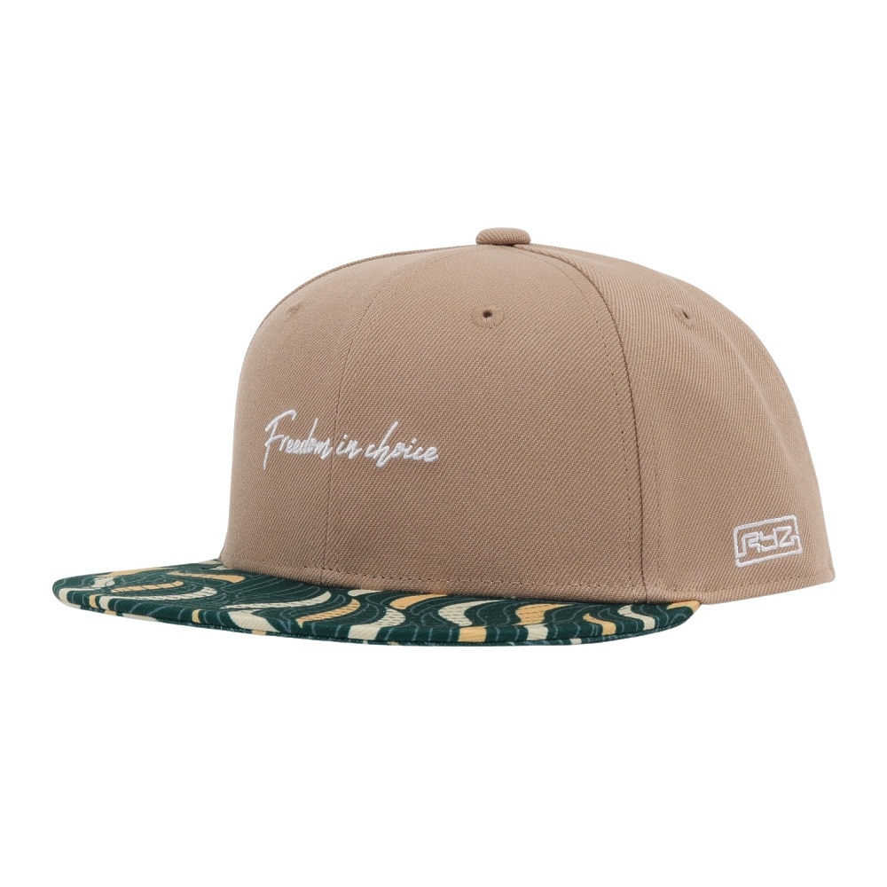 ライズ（RYZ）（メンズ、レディース）帽子 コレクションロゴBB キャップ ベージュ RZ20ST25SS0044 DGRN カジュアル ファッション おしゃれ スト系