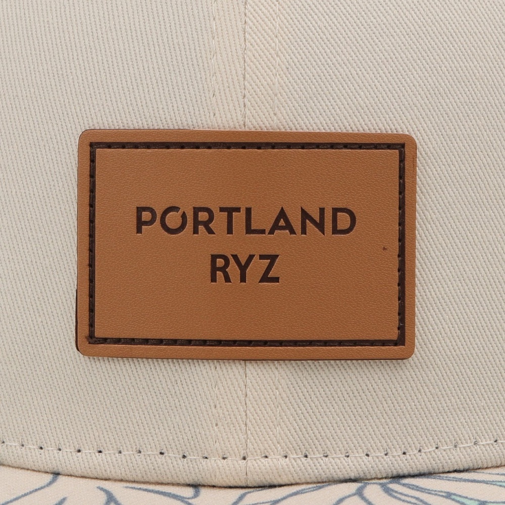 ライズ（RYZ）（メンズ、レディース）帽子 フラワーパターン ベースボールキャップ ベージュ RZ20ST25SS0046 NTL カジュアル ファッション おしゃれ スト系