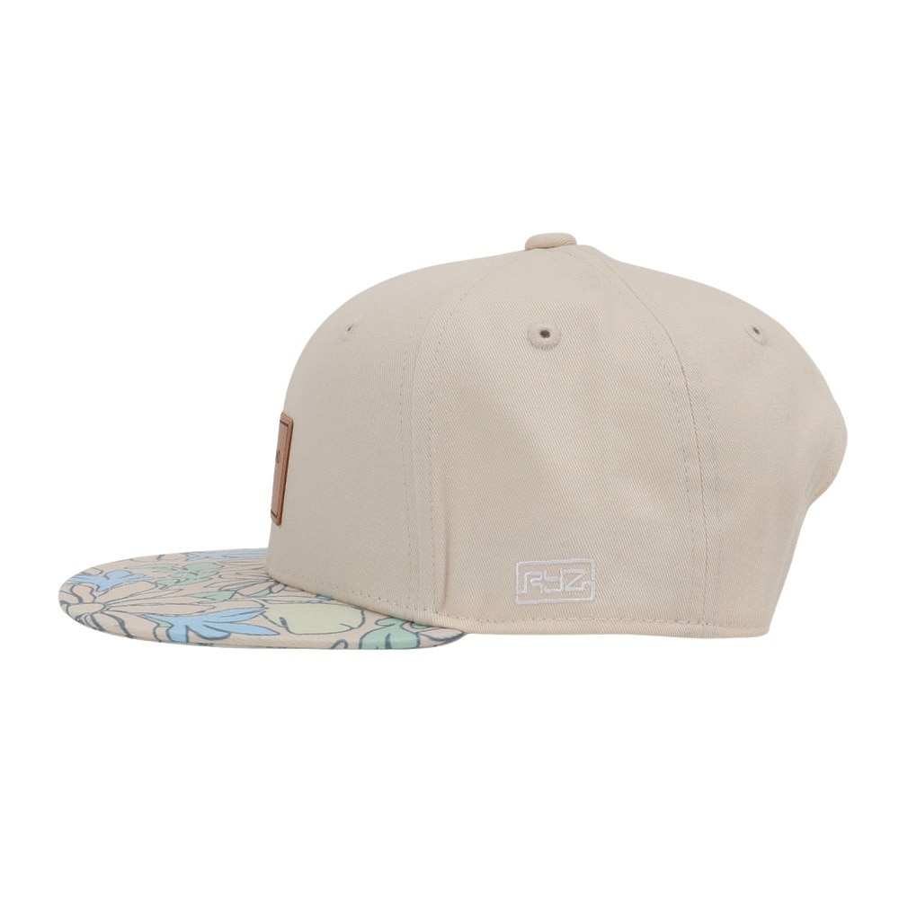 ライズ（RYZ）（メンズ、レディース）帽子 フラワーパターン ベースボールキャップ ベージュ RZ20ST25SS0046 NTL カジュアル ファッション おしゃれ スト系