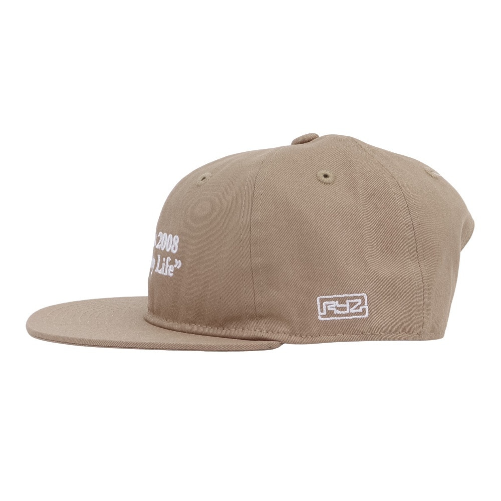 ライズ（RYZ）（メンズ）帽子 モビライロゴBBキャップ ベージュ RZ20ST25SS0047 BEG ファッション おしゃれ スト系 カジュアル シンプル 外出 お出かけ